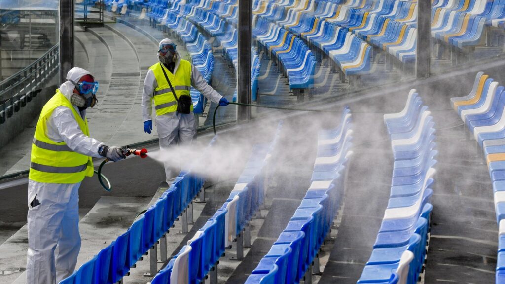 Emergency Cleaning Services for stadium
